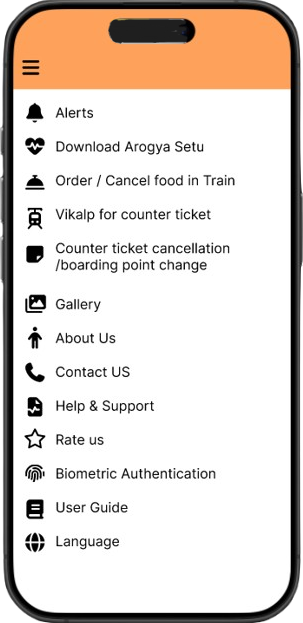 Redesigned More menu